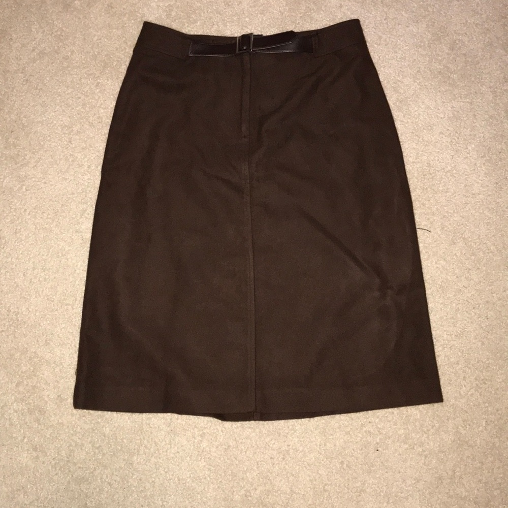 Brown A line size 6 skirt from the limited
